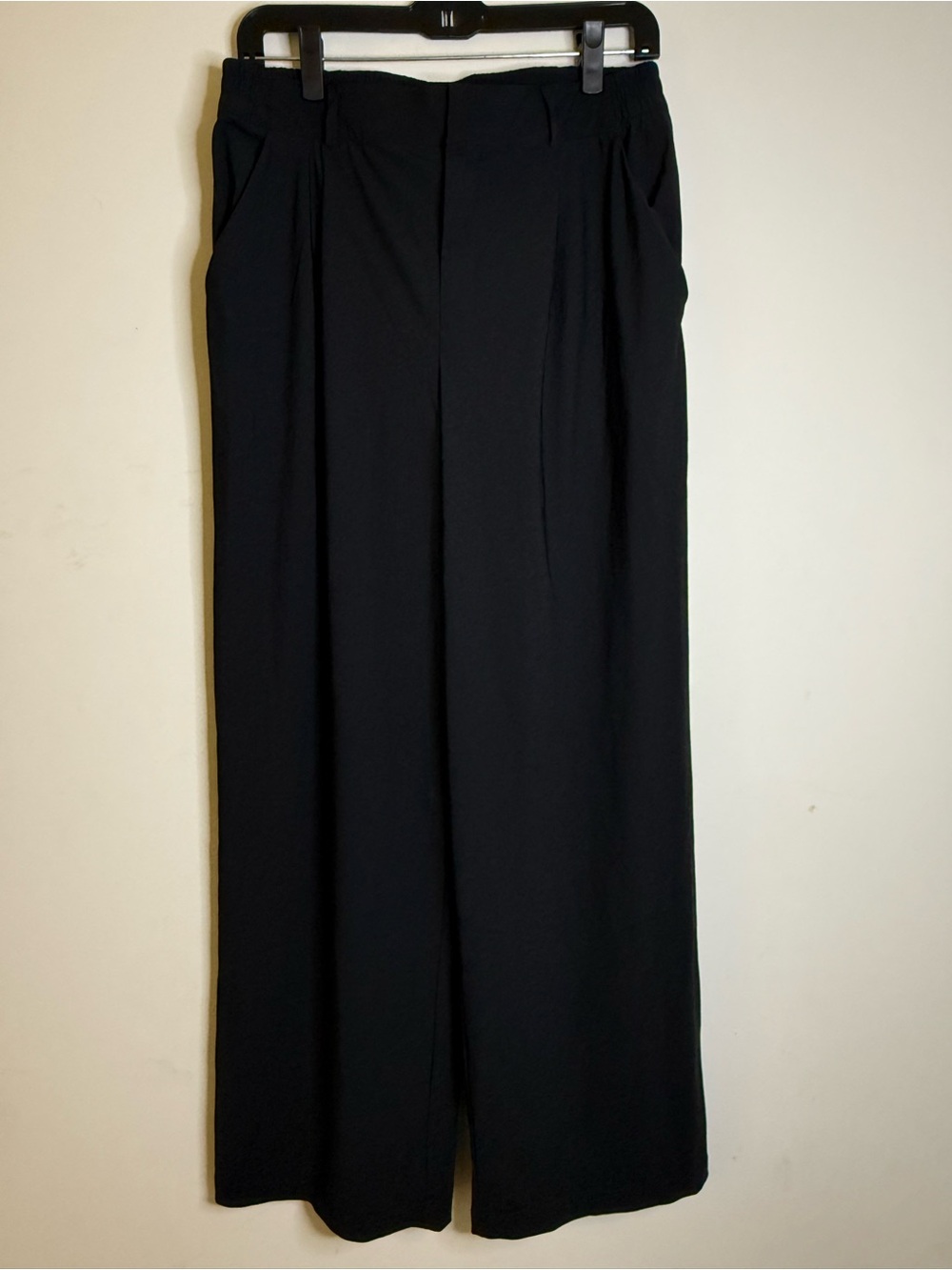 Old Navy Black Wide-Leg Pull-On Pants